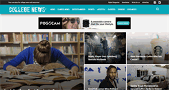 Desktop Screenshot of collegenews.com